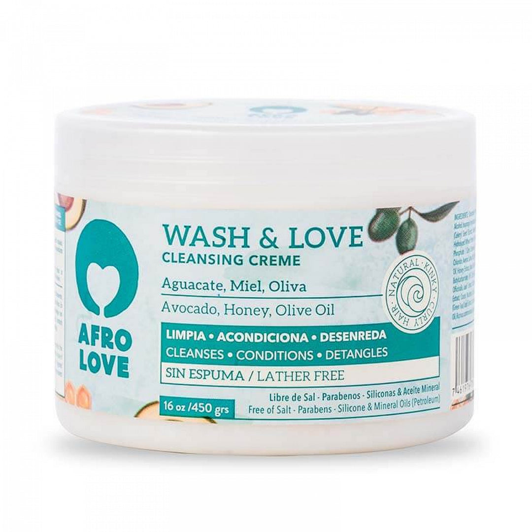 Wash & Love cleansing creme Afro Love - Cowash 235g