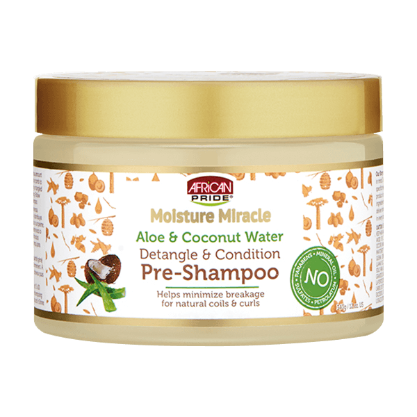 African Pride Moisture Miracle Aloe & Coconut Water Pre-Shampoo
