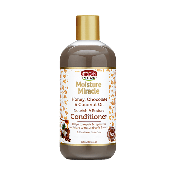 African Pride Moisture Miracle Honey, Chocolate & Coconut Oil Conditioner