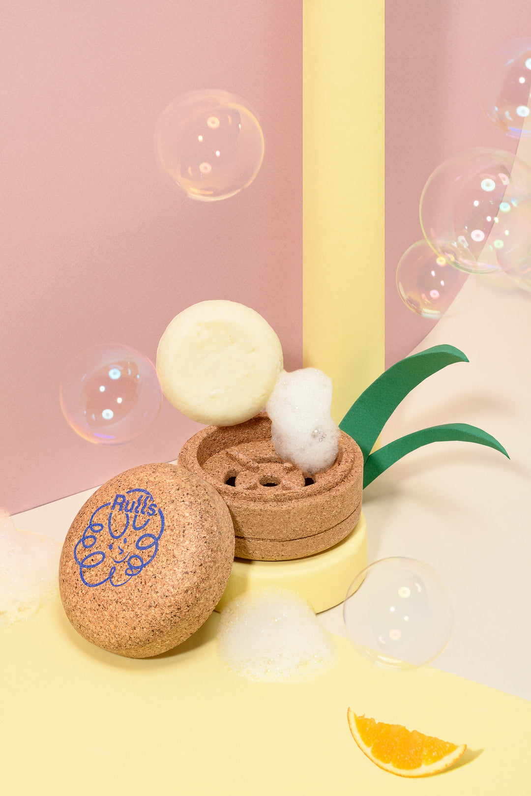 Pack Rulls Shampoo Bar + Jabonera Corcho