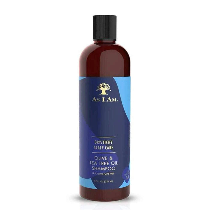 AS I AM Dry and Itchy Tea Tree Oil Champú 355ml