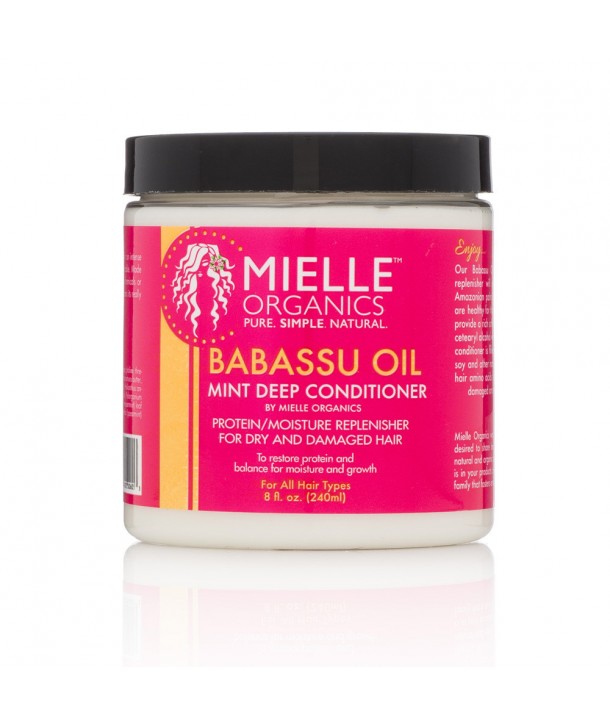 MASCARILLA BABASSU OIL & MINT DEEP CONDITIONER MIELLE ORGANICS 227GR